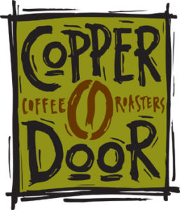 copper door coffee logo