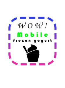 wow mobile frozen yogurt logo