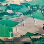 rural land and wind turbines image